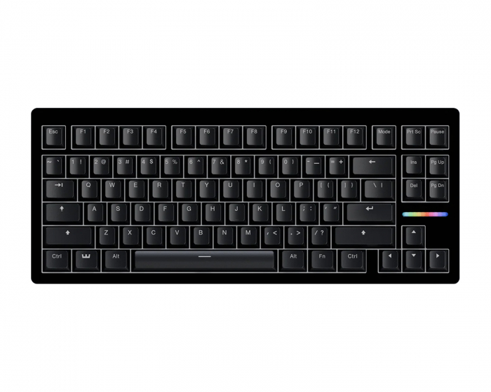 Wooting 80HE 80% Tastatur Zinc Alloy Schwarz - ANSI